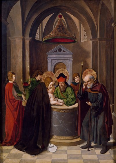 Besnijdenis van Jezus door Josse (fl.1493 1508) Lieferinxe