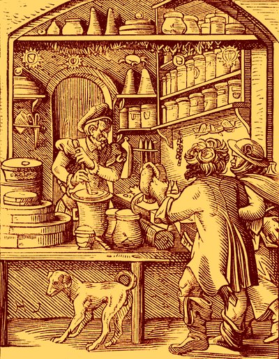 Apotheker door Jost Amman