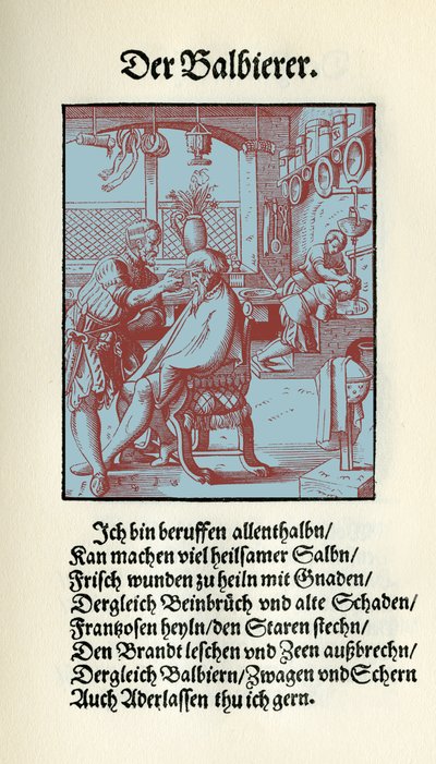 Barbier door Jost Amman