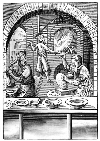 Bekkenmaker, 16e eeuw 1849 door Jost Amman