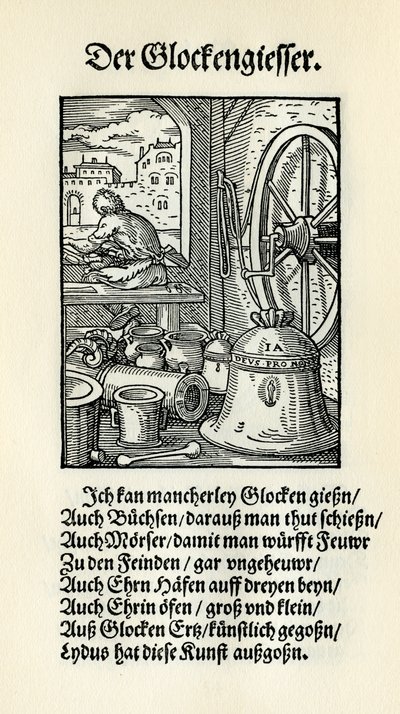 Klokkenmaker door Jost Amman