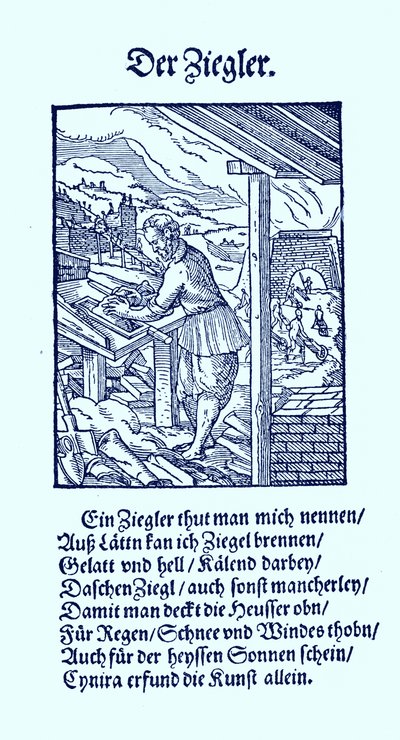 Steenbakker door Jost Amman