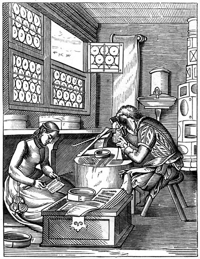 Sluitmaker, 16e eeuw 1849 door Jost Amman