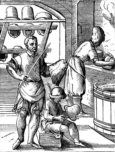Hoedenmaker / modiste door Jost Amman