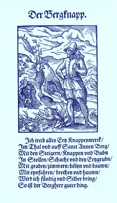 Mijnwerker door Jost Amman