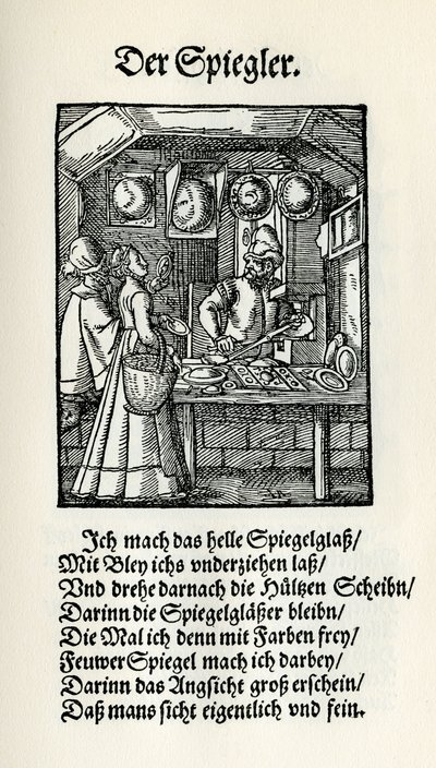 Spiegelmaker door Jost Amman