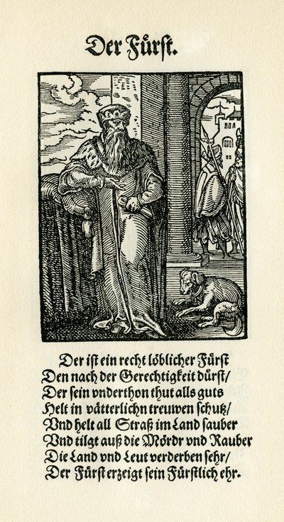 Soevereine prins / Vorst door Jost Amman