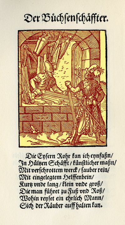 Wapensmid door Jost Amman