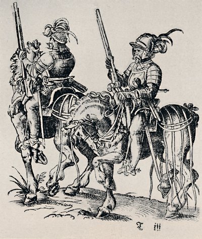 Houtsnede door Jost Amman 1539-1591 door Jost Amman