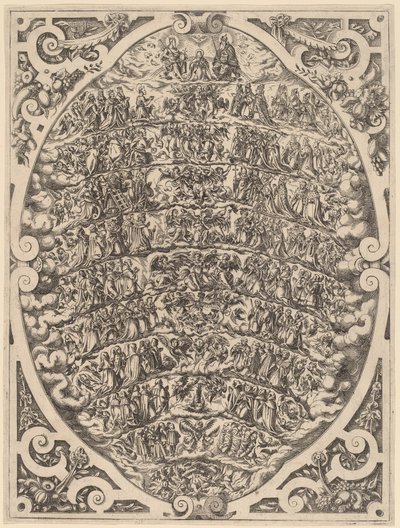 De hiërarchie van de hemelen door Jost Ammon