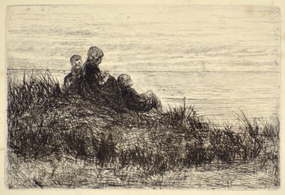 Avond aan de Kust door Jozef  Israels