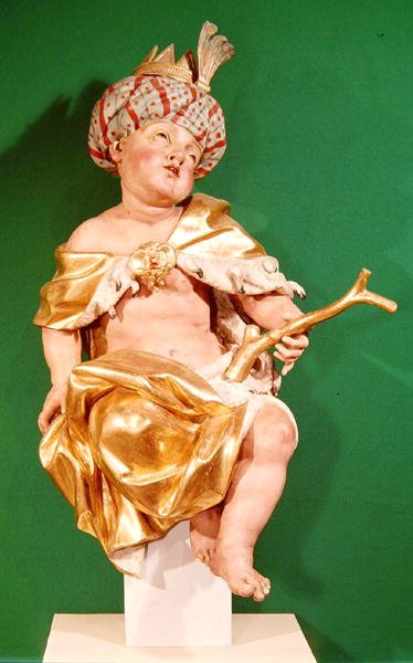 Azië, uit een groep die de vier continenten van de wereld vertegenwoordigt door Jozef Holzinger