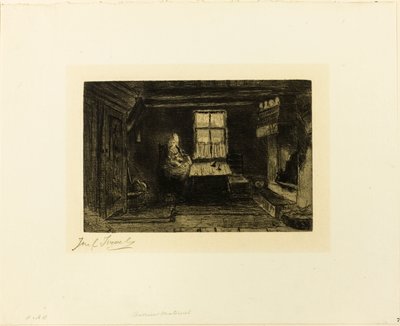 De moeder door Jozef Israëls