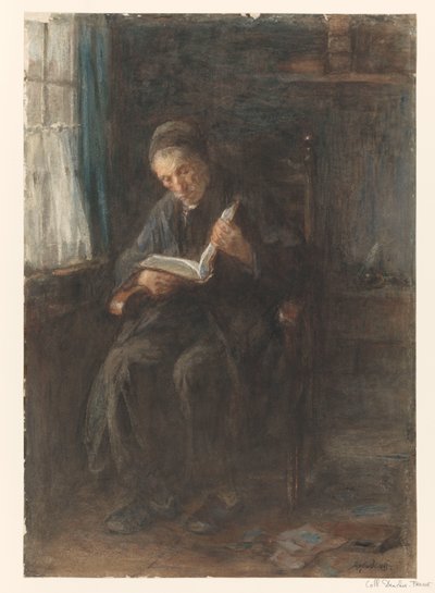 De rabbi door Jozef Israëls