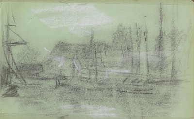 Kade door Jozef Israëls