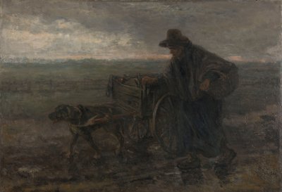 Op landwegen en velden door Jozef Israëls