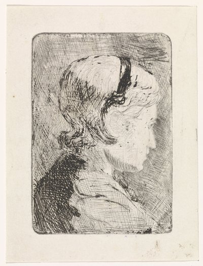 Portret van Aleida Schaap door Jozef Israëls