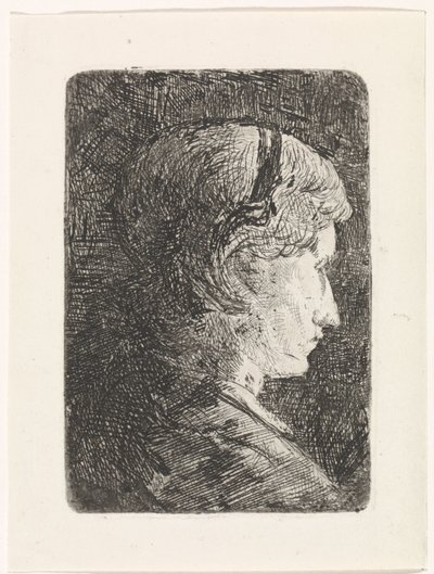 Portret van Aleida Schaap door Jozef Israëls