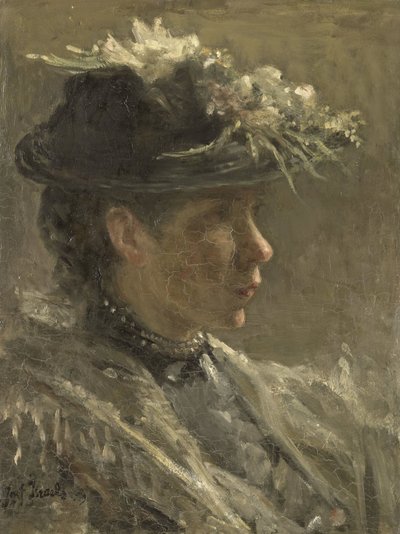 Studie van Sijtje van Bemmel (1880-1963) door Jozef Israëls
