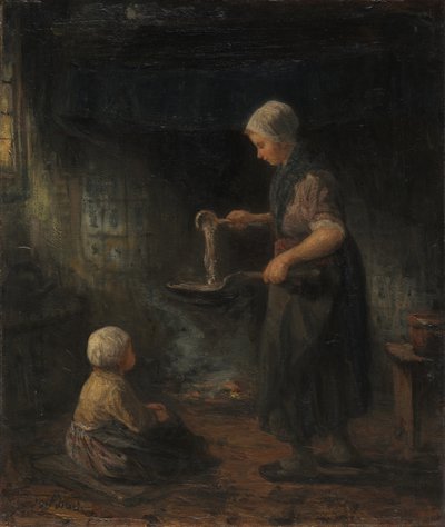 De Pannenkoeken door Jozef Israëls