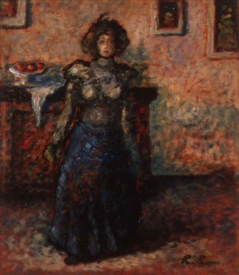 Een Intieme Scene, c.1895 door József Rippl Rónai
