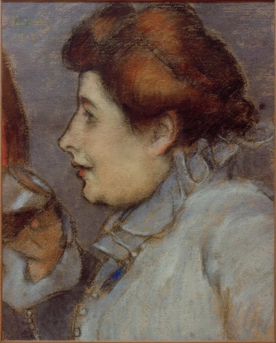 Vrouw met glas door József Rippl Rónai