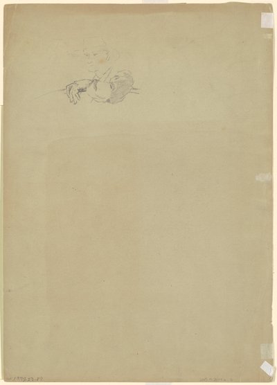 Studie van een Boer door Jr. Enoch Wood Perry