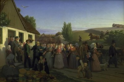 St. Hansfeest in Tisvilde door Jørgen V. Sonne
