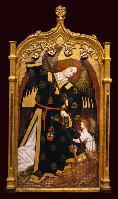 De aartsengel Sint-Michiel door Juan (attributed to) Hispalense