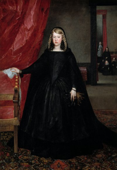 Portret van de Infanta Margaret Theresa door Juan Bautista Martinez Del Mazo