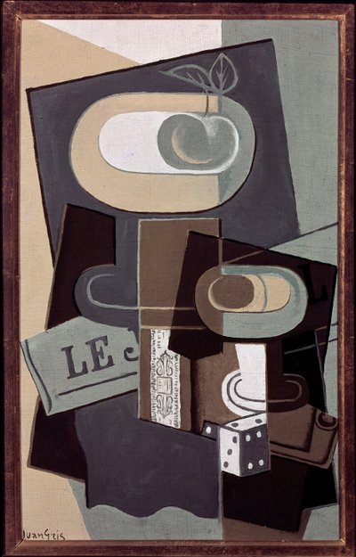 Dobbelstenen door Juan Gris