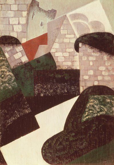 Landschap bij Loches door Juan Gris