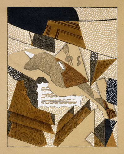 De viool door Juan Gris