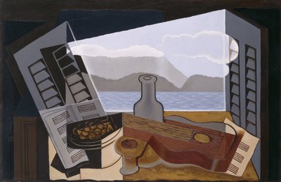 Het Open Raam, 1921 door Juan Gris