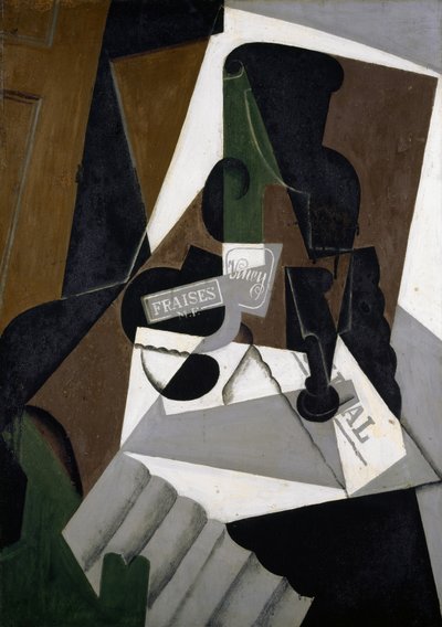 De Pot Aardbeienjam door Juan Gris