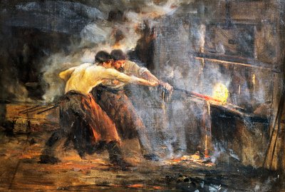 Smeden, 19e-eeuws schilderij door Juan Luna y Novicio