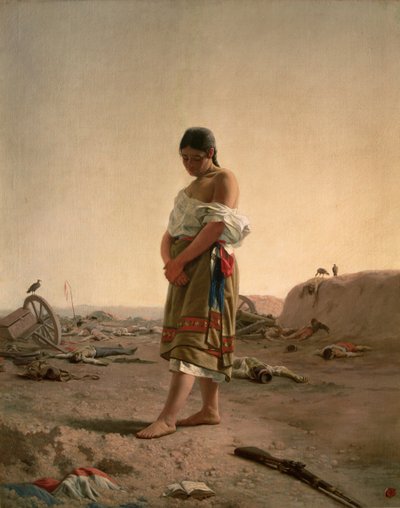 De Paraguayaan in haar Verlate Moederland door Juan Manuel Blanes