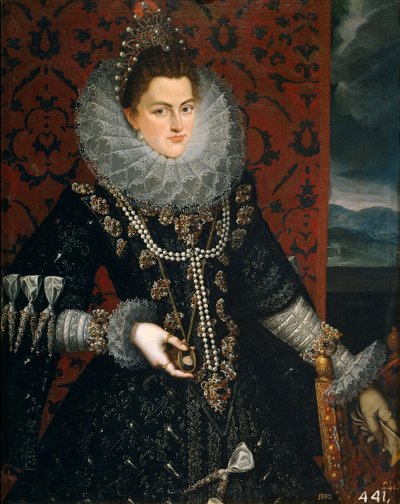 Isabelle Claire Eugenie van Oostenrijk (Isabelle van Spanje) door Juan Pantoja de la Cruz