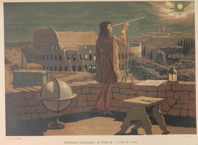 Copernicus in Rome, uit: La ciencia y sus hombres door Juan Planella y Rodríguez