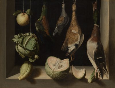 Stilleven met gevogelte door Juan Sanchez Cotan