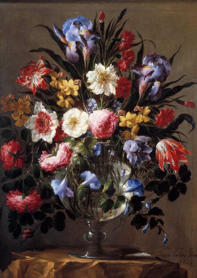 Boeket bloemen door Juan de Arellano
