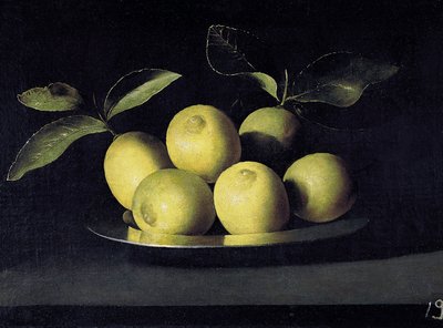 Stilleven van citroenen door Juan de Zurbaran
