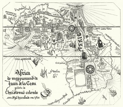 Afrika, van Juan de la Cosa