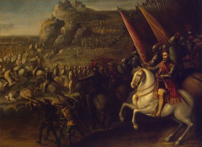 Slagveld, 1643 door Juan de la Corte