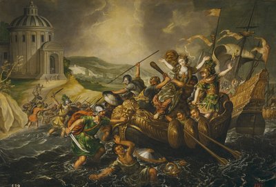De ontvoering van Helena, midden 17e eeuw door Juan de la Corte