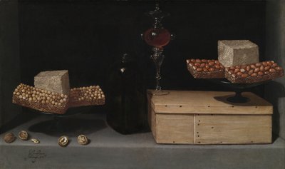 Stilleven met Snoepjes door Juan van der Hamen y Leon