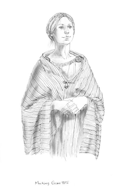 Angelsaksische vrouw door Judith Dobie