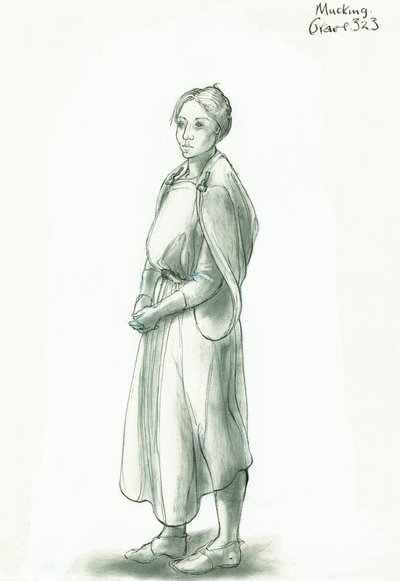Angelsaksische vrouw door Judith Dobie