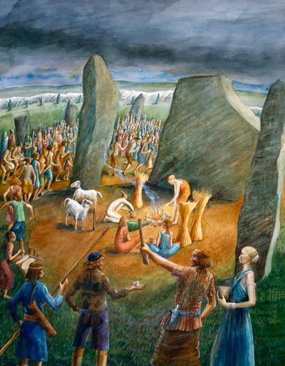 Avebury steencirkel door Judith Dobie
