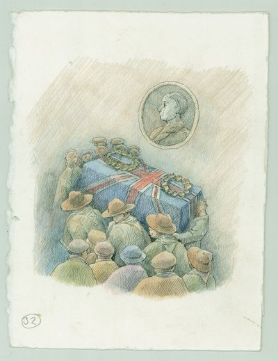 Duitse marinebombardement van Scarborough, North Yorkshire door Judith Dobie